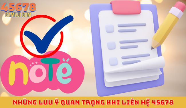 Những lưu ý quan trọng khi liên hệ 45678 để được hỗ trợ tốt nhất